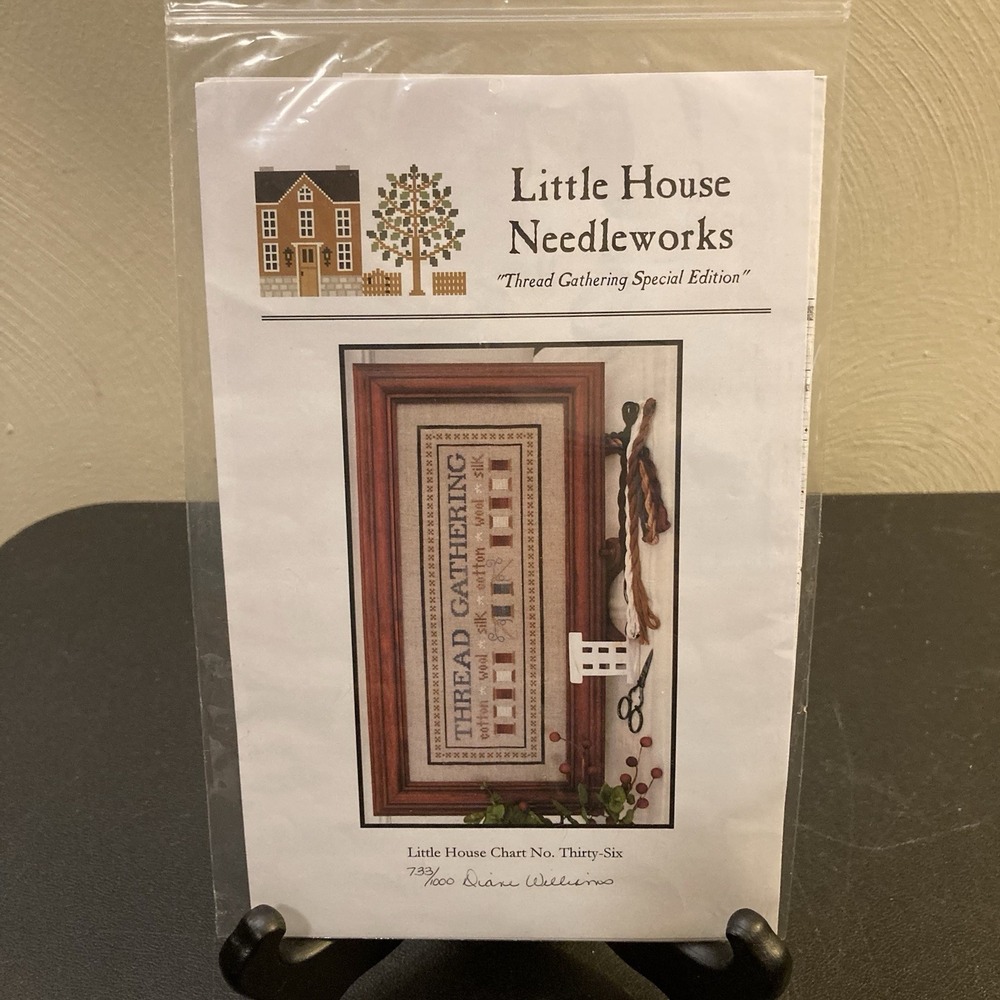 Little House Needleworks Thread Gathering Special Edition PATTERN ONLY - Signed